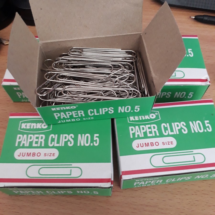 

PAPER CLIPS/PENJEPIT KERTAS NO.5 KENKO PROMO!!