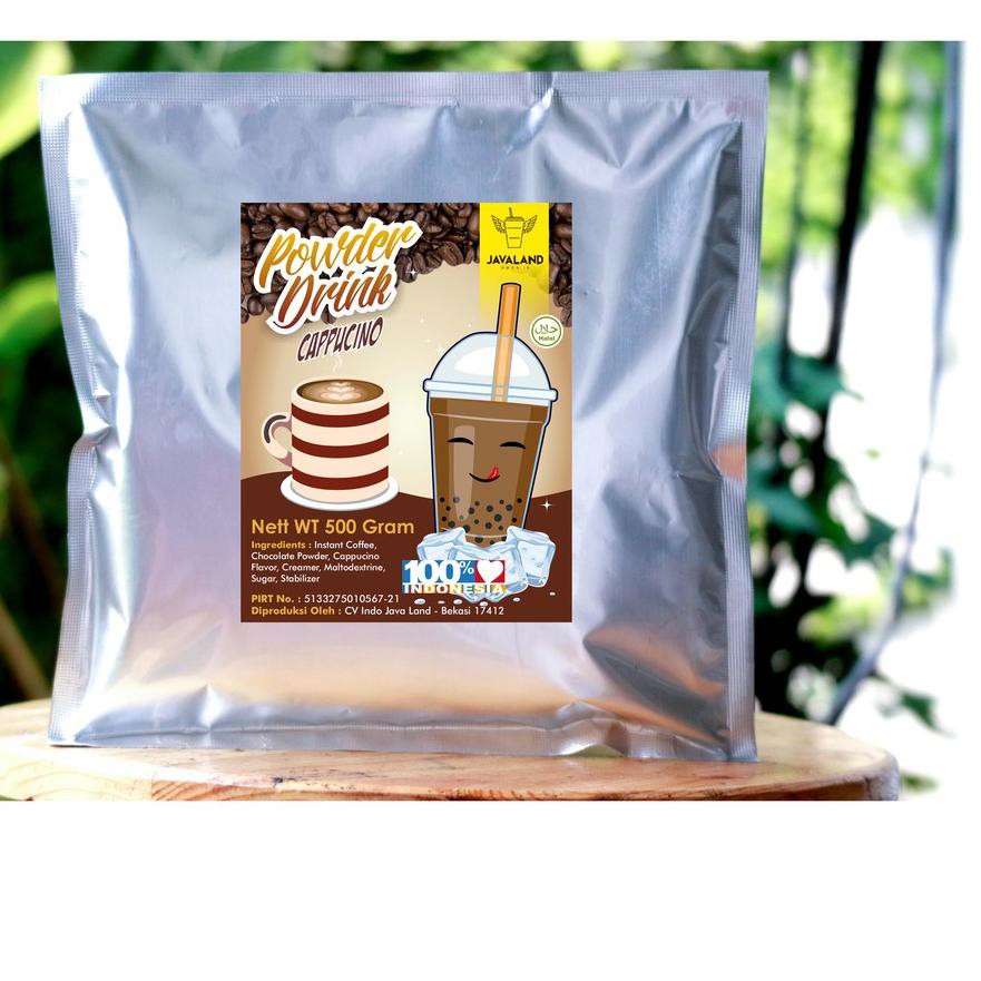 

RR4♢ Bubuk Minuman Bubble Powder Drink ice blended rasa Cappucino kopi ORIGINAL Javaland 1kg Barang