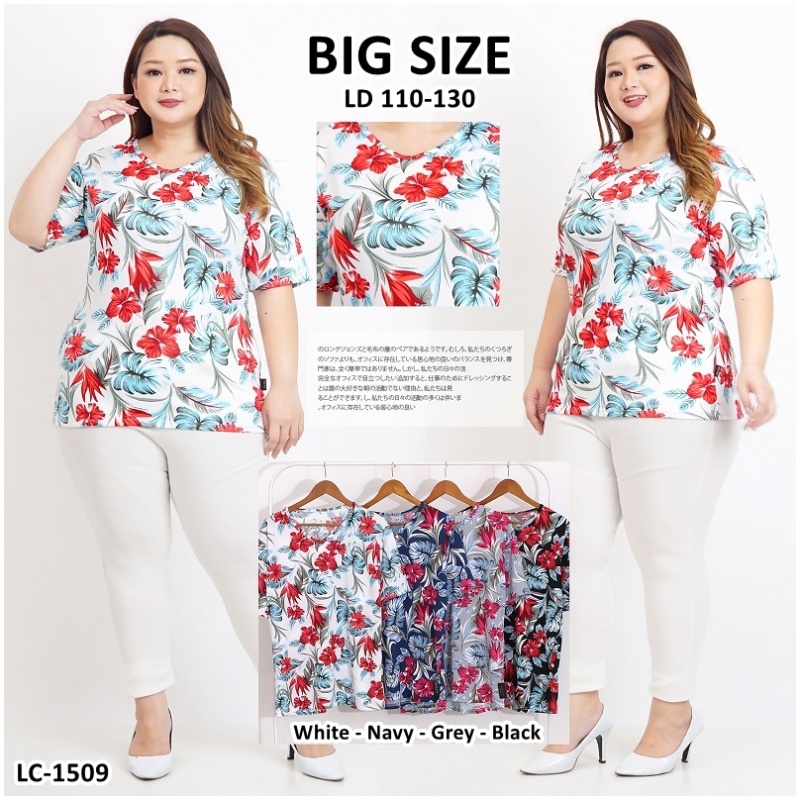 Blouse Wanita JUMBO / Atasan Baju Wanita BIG SIZE / Baju Korea Wanita JUMBO / Blouse Wanita BIG SIZE