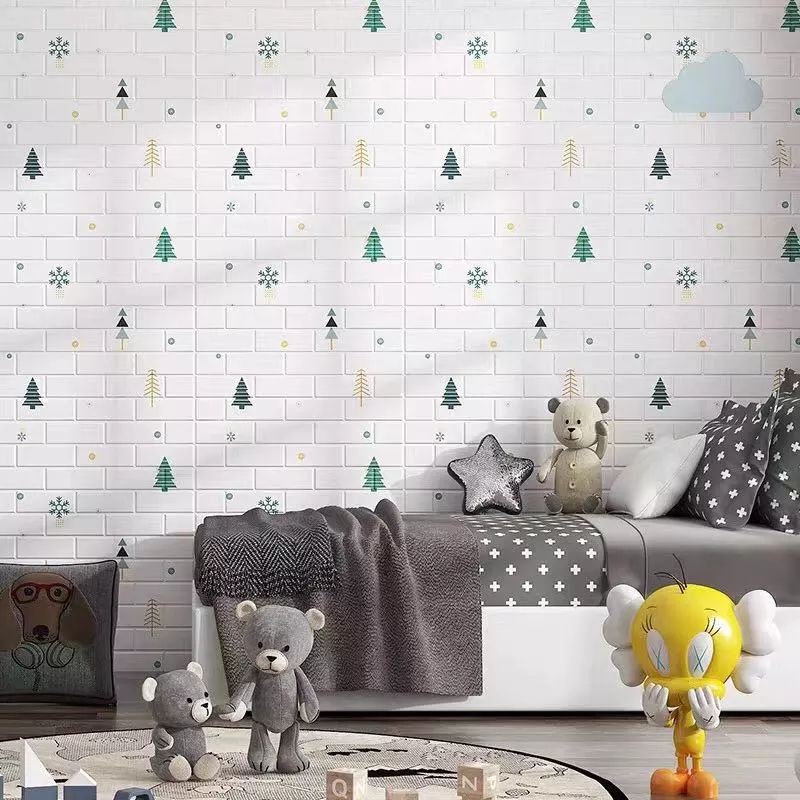 Wallpaper Dinding 3D Foam Motif Anak