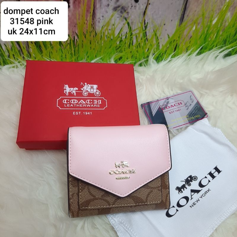 dompet coach lipat mini kode 1548,dompet coach free box