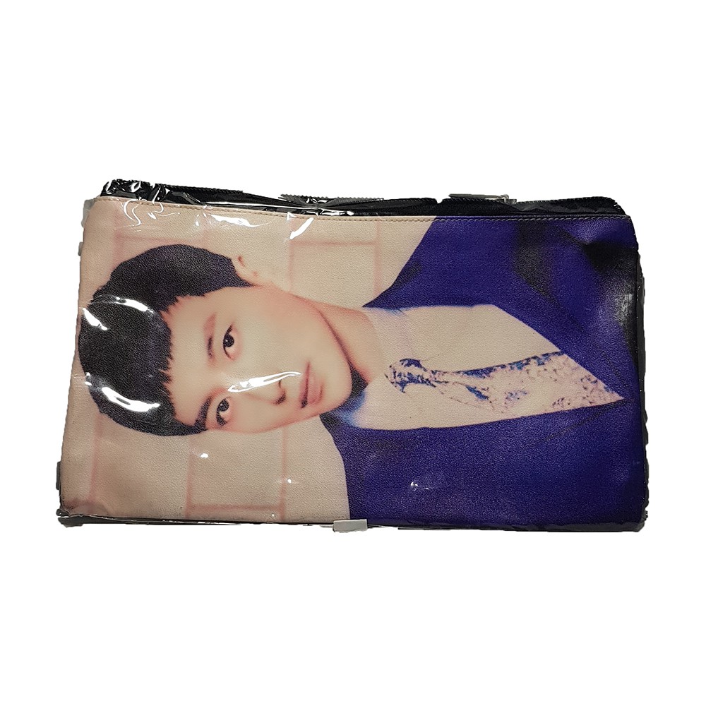 

Tempat Pensil Tepak Pencase Dompet Pouch Kpop SUper Junior Leeteuk