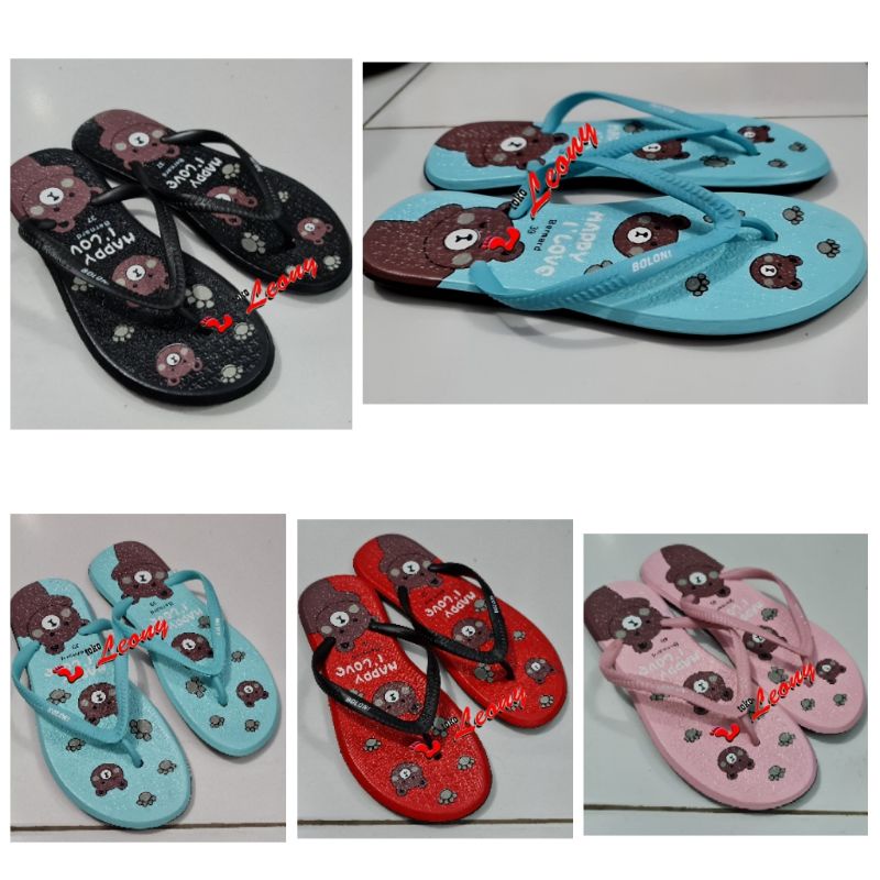 Sandal jepit merk Boloni BERNARD size 37-40