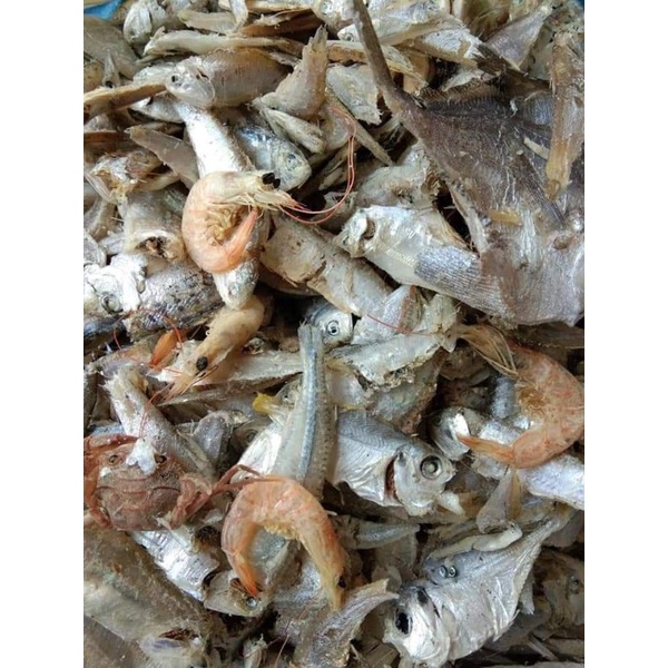 

ikan asin sampah/campur(ikan asin