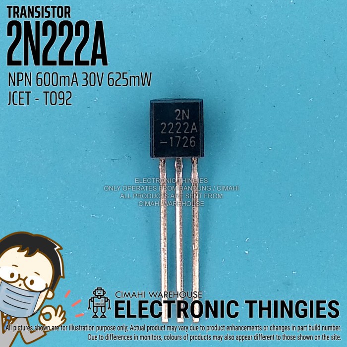 2N2222A TO92 JCET TRANSISTOR 2N2222 N2222