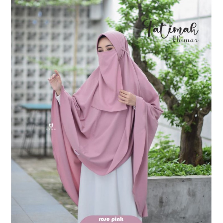 Khimar Fatimah Uzma Hijab Bonus Cadar Tali