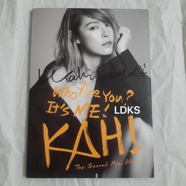 Signed After School Kahi 2nd Mini Album - Who Are You ?