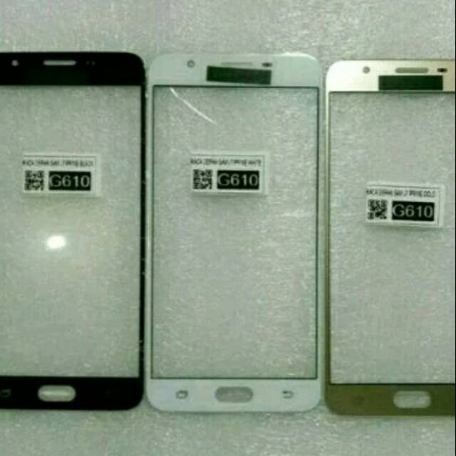 Kaca lcd Samsung J7 Prime G610 original kaca depan