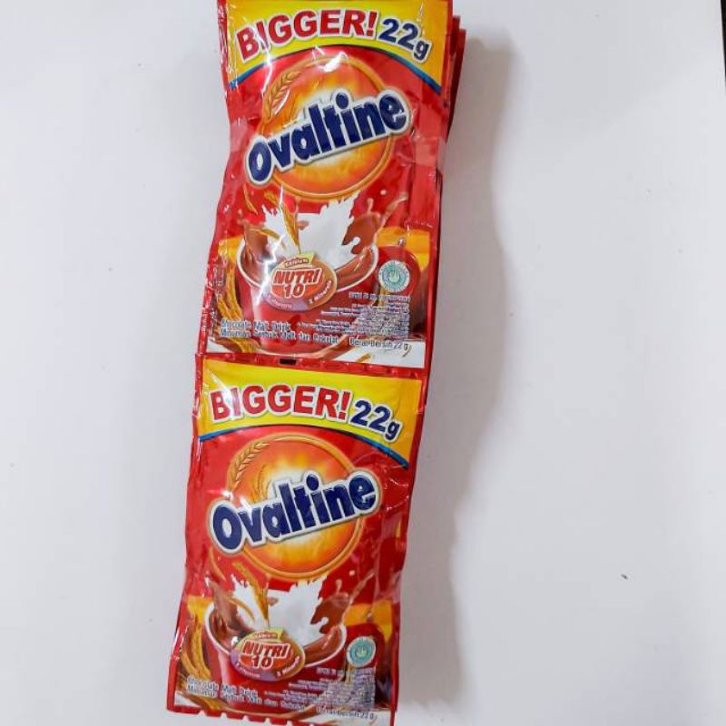 

OVALTINE BIG CHOCOLATE MALT DRINK / BIGGER SCHET 22 GRAM / MINUMAN COKLAT INSTAN SASET LEZAT MURAH