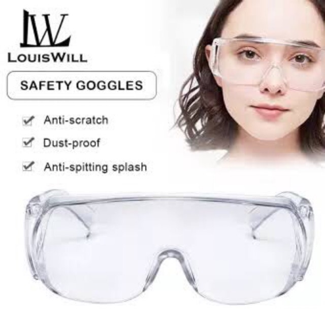 KACAMATA BENING NAGITA | KACAMATA SAFETY BENING | KACAMATA ANTI KORONA PELINDUNG MATA