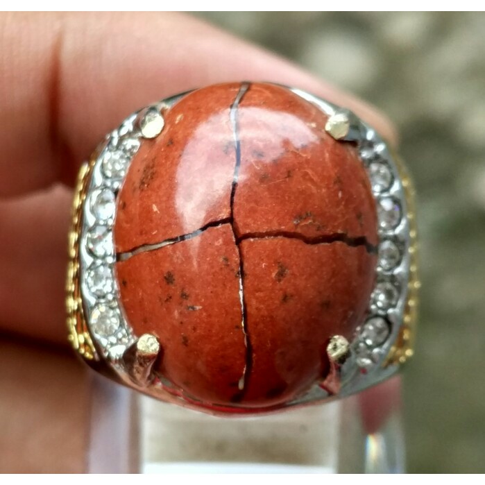 CINCIN BATU AKIK TAPAK JALAK UNIK HQ