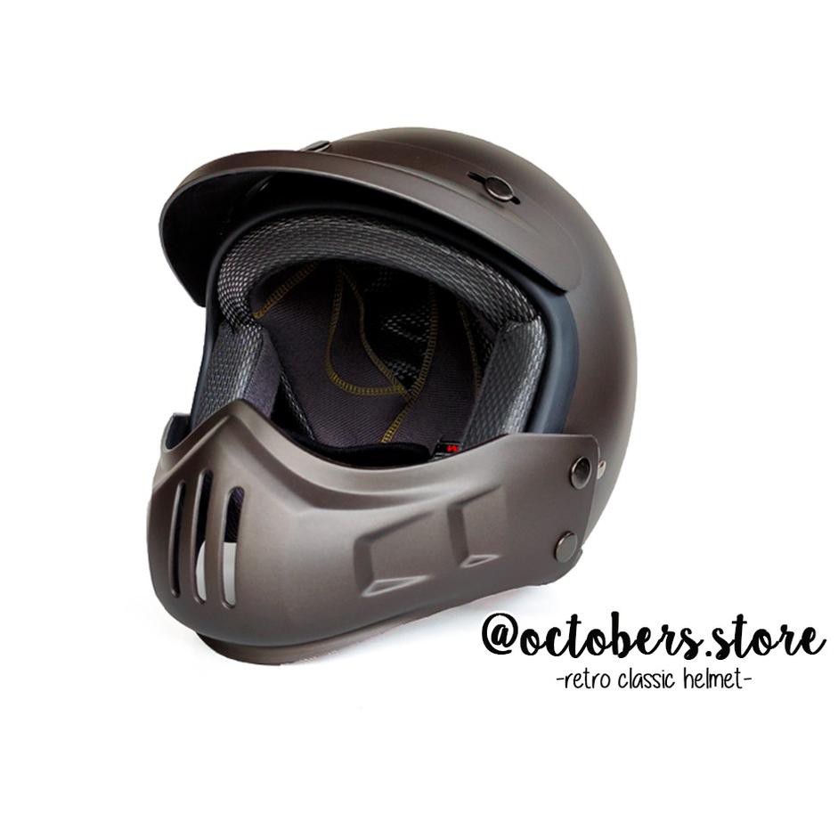 Bayar Dirumah ! HELM CAKIL MODULAR (HALF FACE / FULL FACE) - HELM RETRO - HELM BOGO