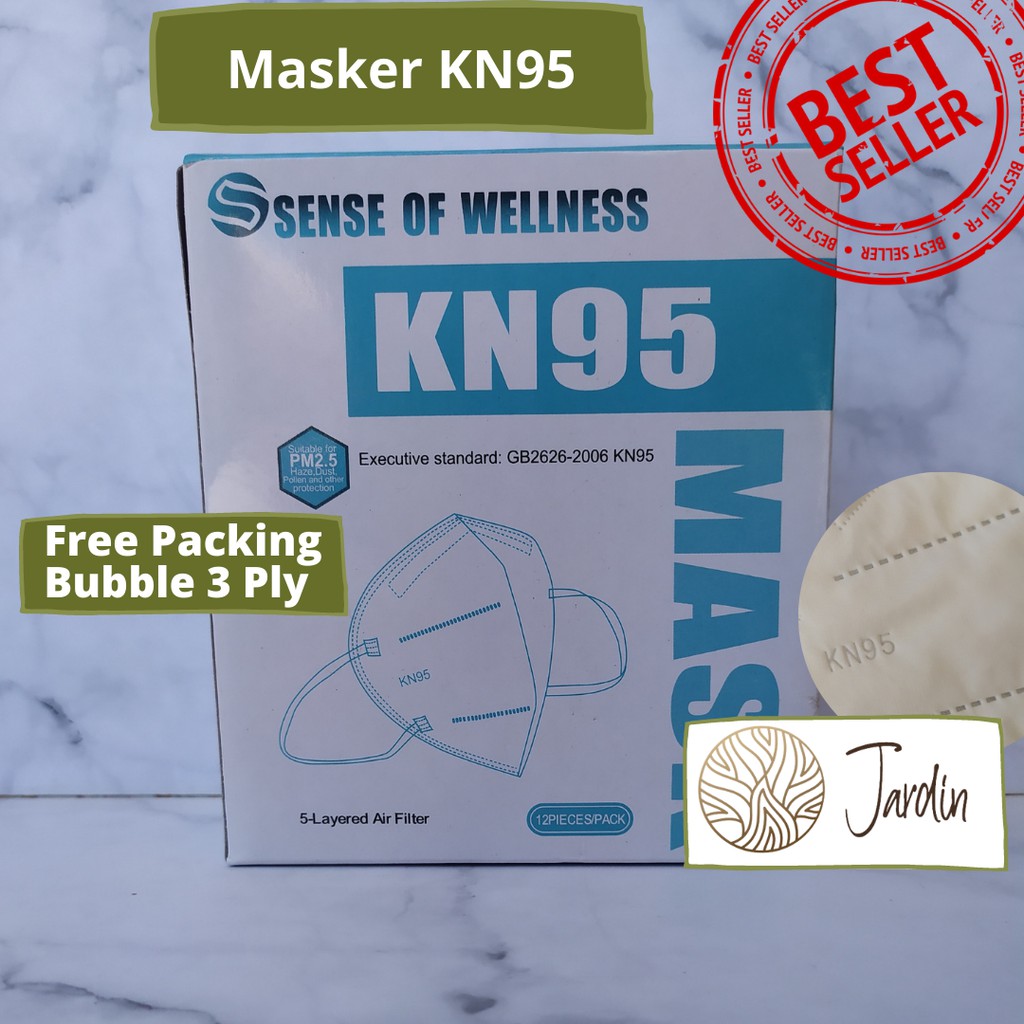 Masker KN95 12pcs Earloop 5 Ply KN 95 Sense of Wellness SOW isi 12pcs