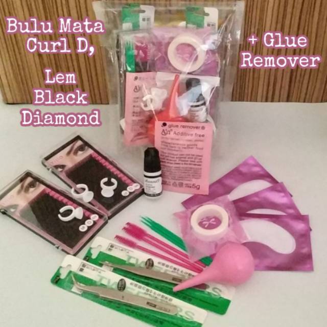 Paket Hemat Eyelash Extension 2 Dengan Remover