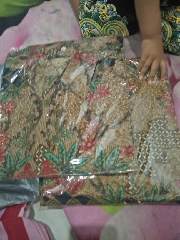 Batik Couple Keluarga Maura Couple Sania Ruffle Ori Ndoro Jowi Dnt Termurah