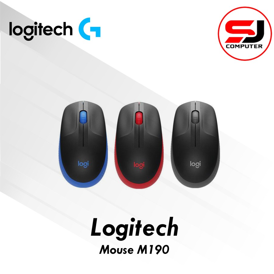 Logitech M190 Mouse Wireless Full Size