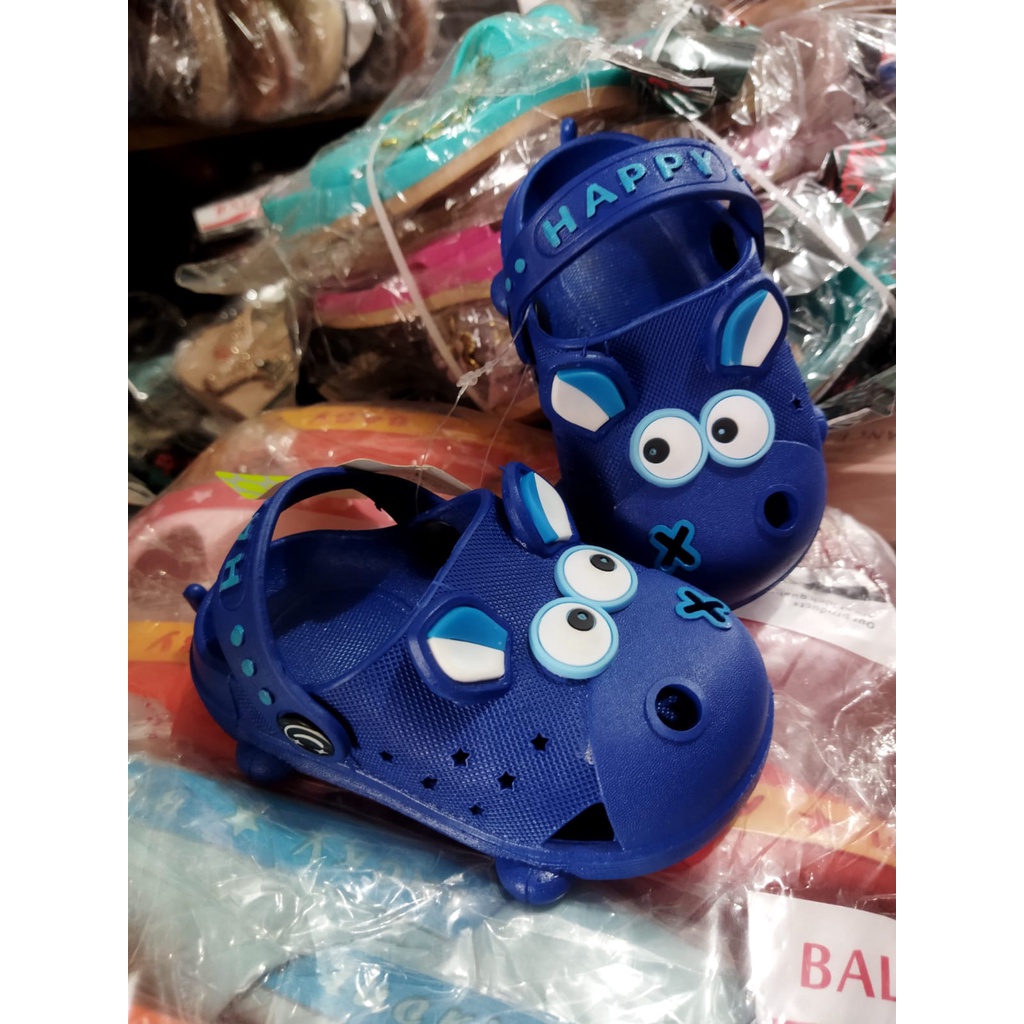 Sepatu Baby Tali Belakang Terbaru karakter Hippotamus//baim anak balance 2109 size 17-22 import