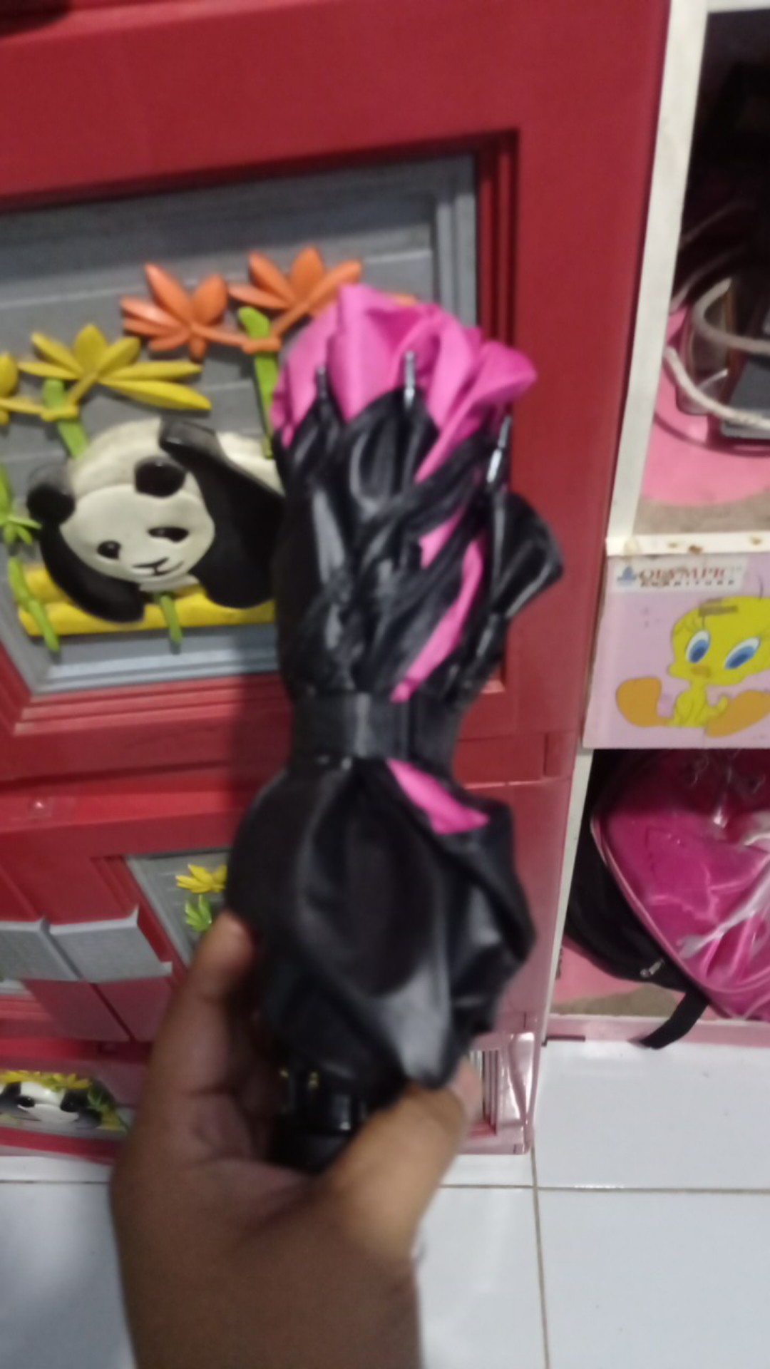 Payung Lipat 3d / Payung Motif Bunga 3d / Payung Ajaib Lipat 3d