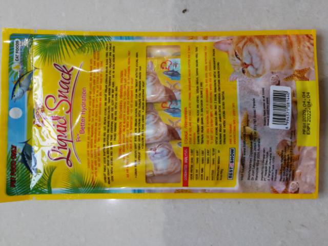 Snack kucing super cat liquid supercat liquid snack cat snack 4x15gr