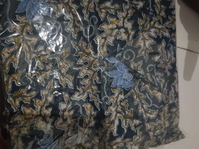 Bswart Batik Hrb026 Kenongo Hem Pendek Padi Pekalongan M L Xl Batik Pria Murah Modern Grosir