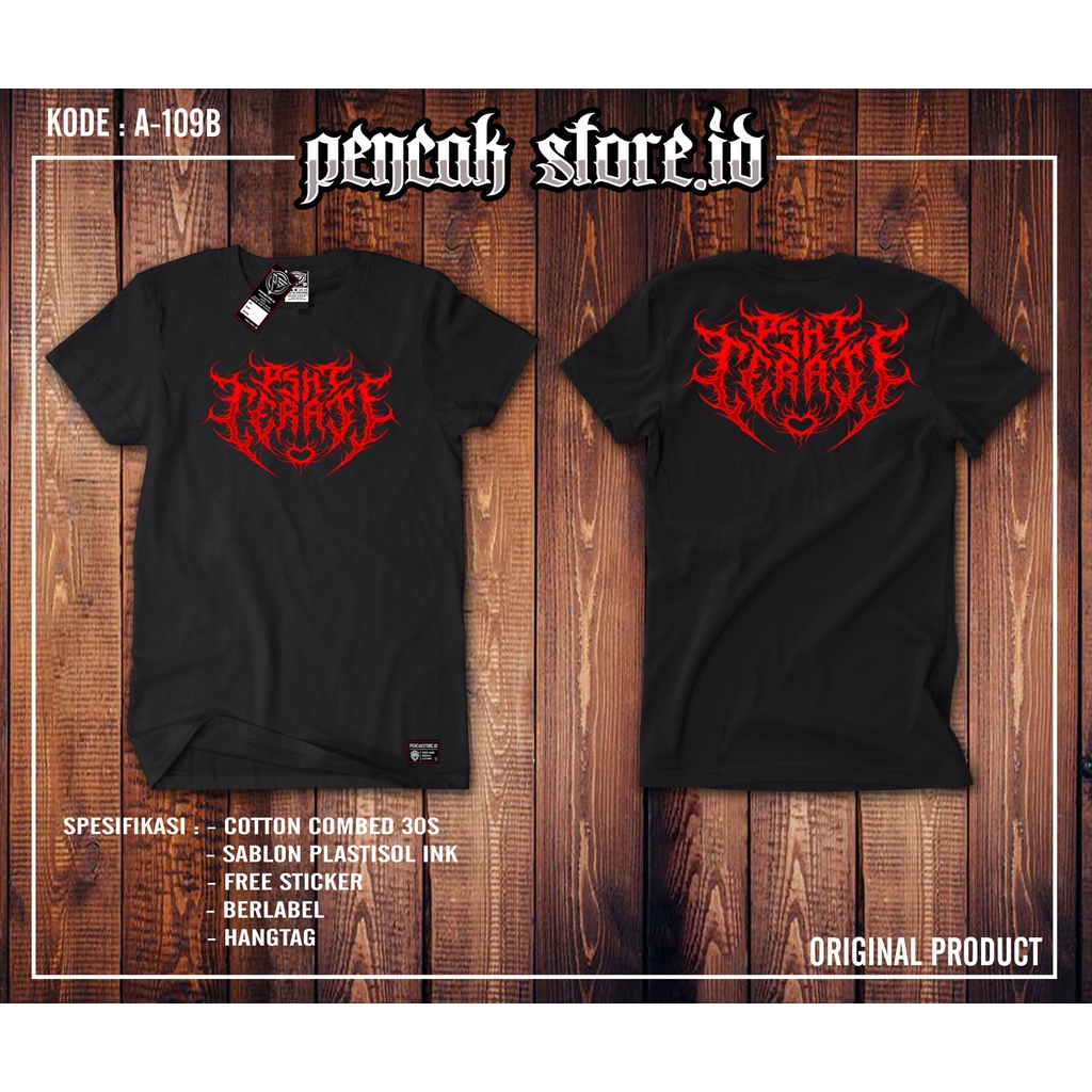 kaos PSHT METAL distro kaos simpel metal psht kaos terate metal distro