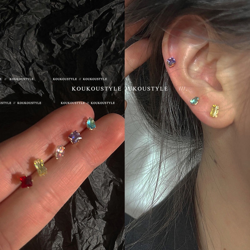 5 Set Anting Berlian Zirkon Untuk Perempuan