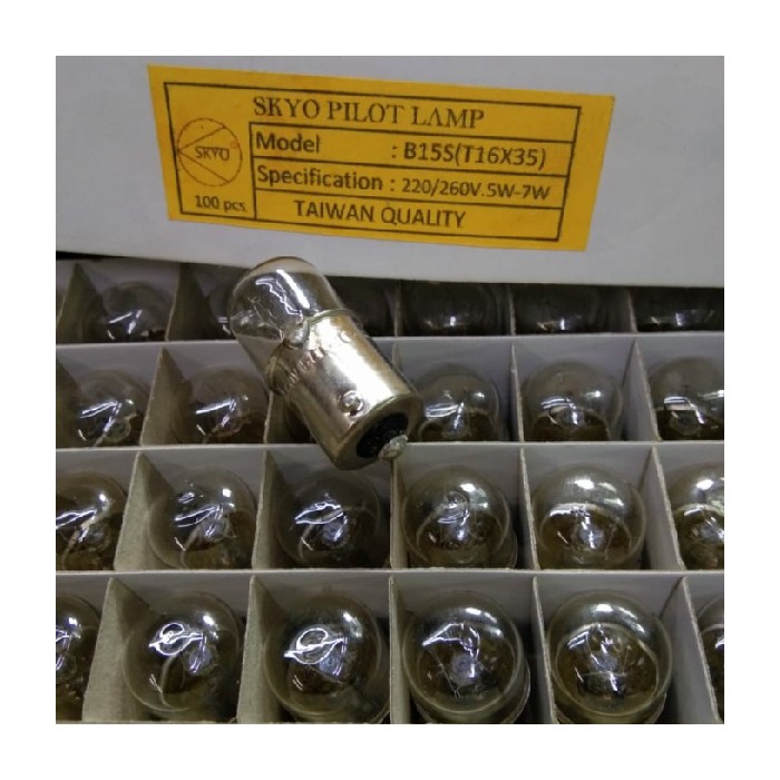 pijar 220volt Unik Limited 5-7 watt bayonet B15 model Lampu