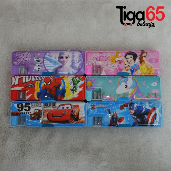 365 PENCIL CASE #41029 Tempat Pensil Anak Karakter Fancy Lucu