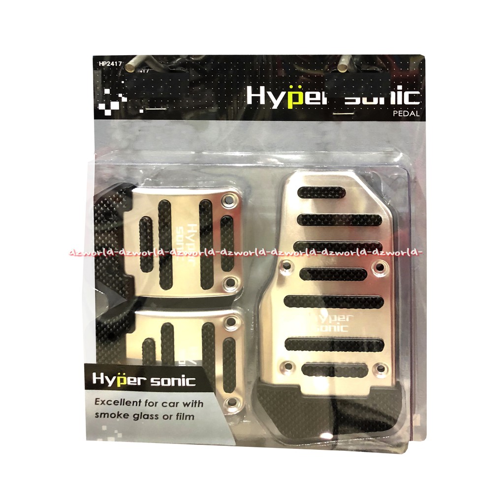 Hypersonic Pedal Car Accesories 3 Pcs Pedal Mobil Cover Pedal Mobil Manual