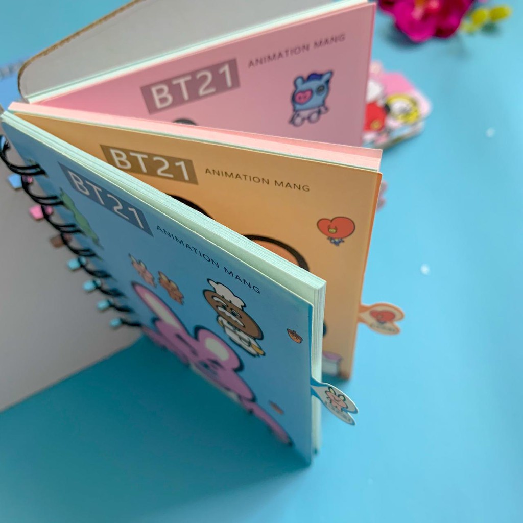 JG -  NOTEBOOK - BT21 - BUKU TULIS BTS - ANAK LUCU BANGTANBOYS IMPORT