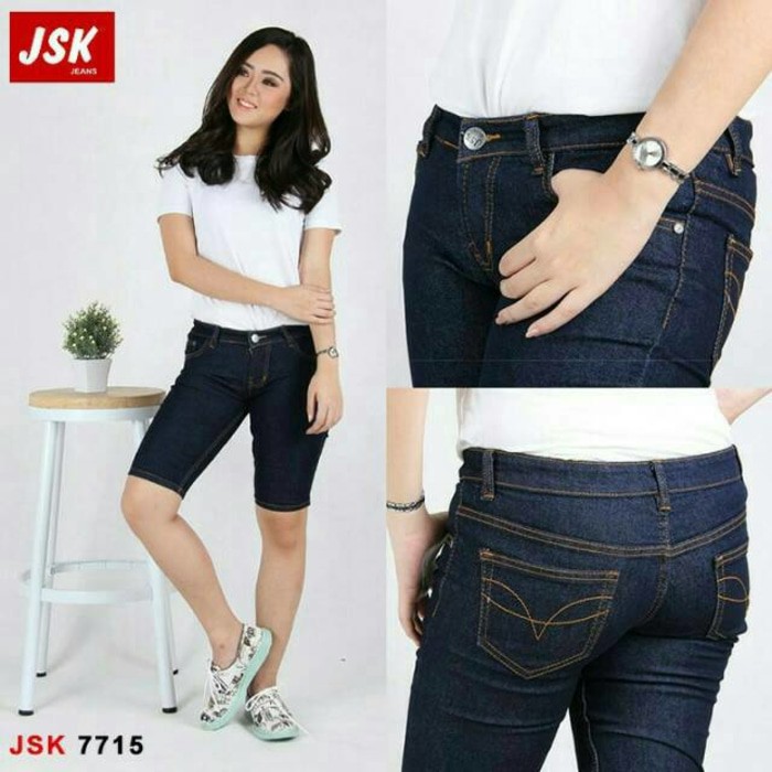 Celana Jeans Pendek Wanita / Jeans Import / Jeans Stretch