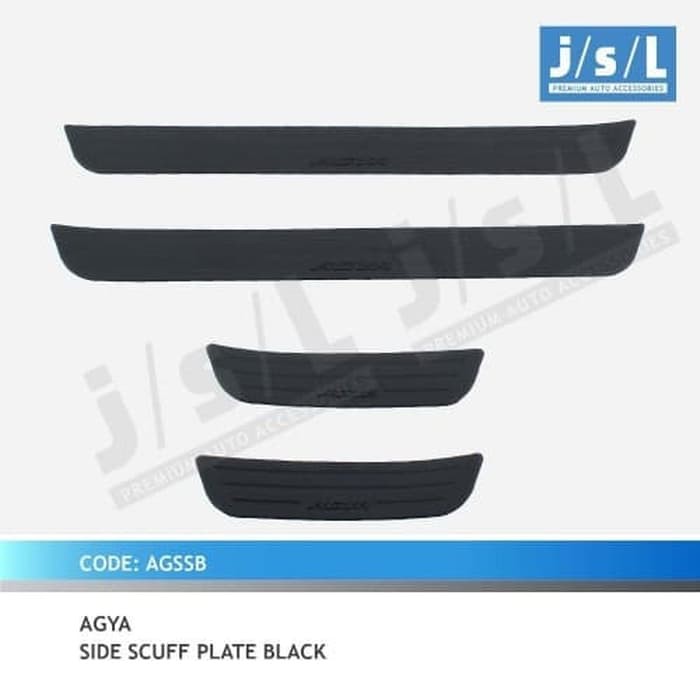 Sill Plate Samping New Agya 2017 Hitam