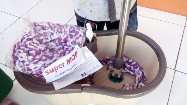 Alat Pel Modern Super Mop Bolde
