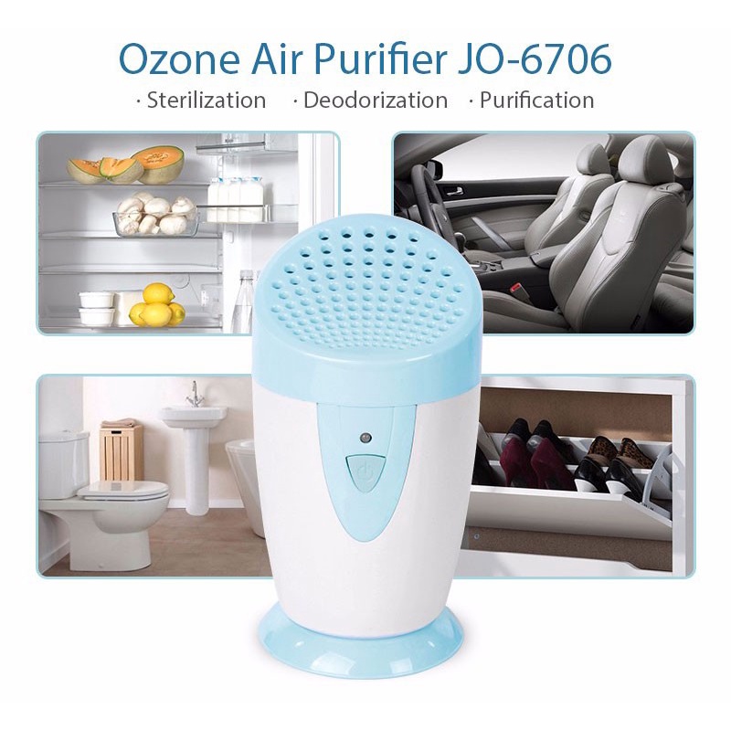 IONKINI JO-6706 Air Purifier Sterilizer Penghilang Bau Rumah Kulkas Mobil Lemari Pakain Dan Toilet Kamar Kecil