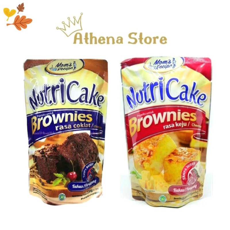 

[AS] Nutricake Brownies Rasa Coklat (Chocolate) dan Keju (Cheese) 230Gr Kukus dan Panggang