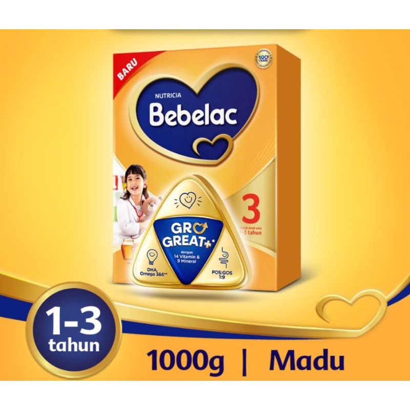 BEBELAC 3 MADU.VANILA 1000GR