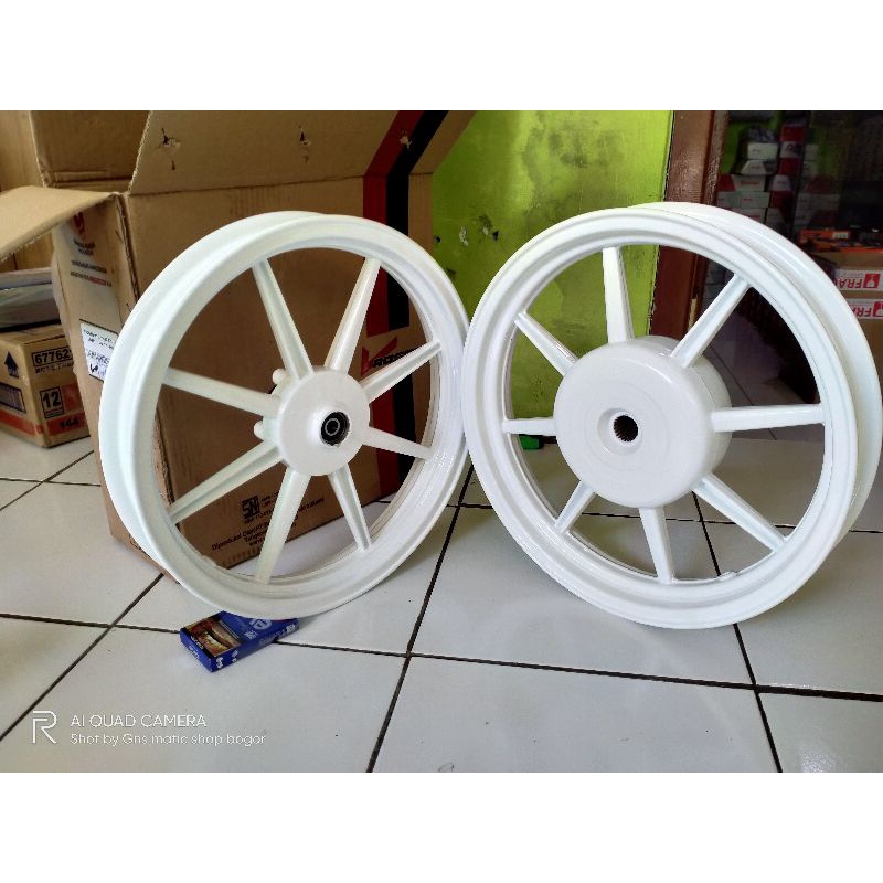 velg vrosi  palang 8 putih / velg vario rcb 125/150 vrosi model rcb / velg vrosi mio velg vario hitam / velg vrosi beat / velg rcb beat / rcb mio