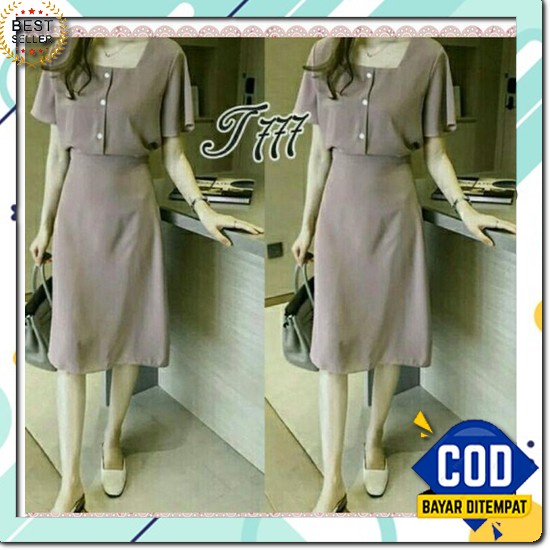 Cod Setelan Wanita Dewasa Muslim Trandy Adem Terbaru 2021 Setelan Tunik Natania Kekinian Ukuran  Set