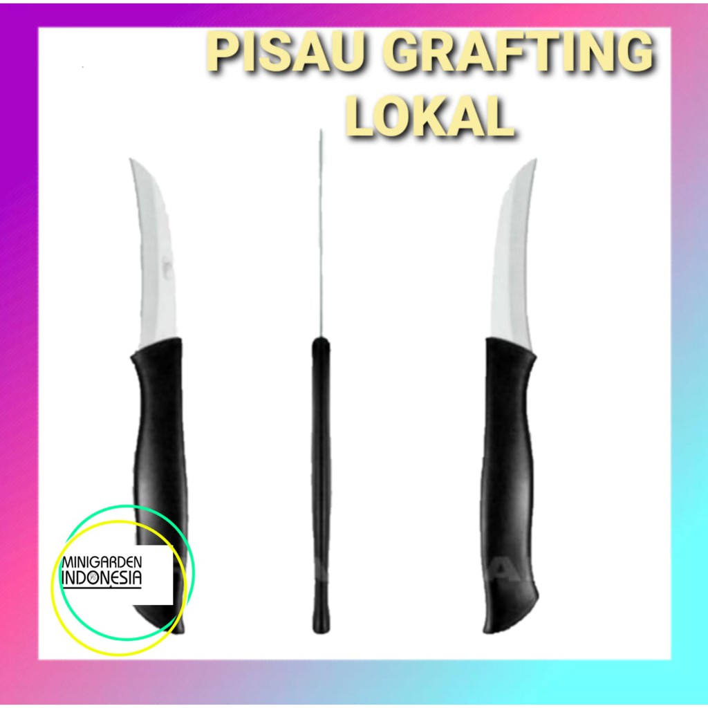 PISAU GRAFTING LOKAL cangkok okulasi stek ukir buah knife fruit sambung pucuk taman bonsai