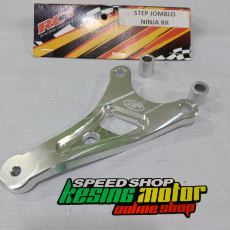 STEP FOOTSTEP BELAKANG TYPE JOMBLO BRACKET KNALPOT COBRA & NON COBRA NINJA RR OLD & NEW RC3 RACING B