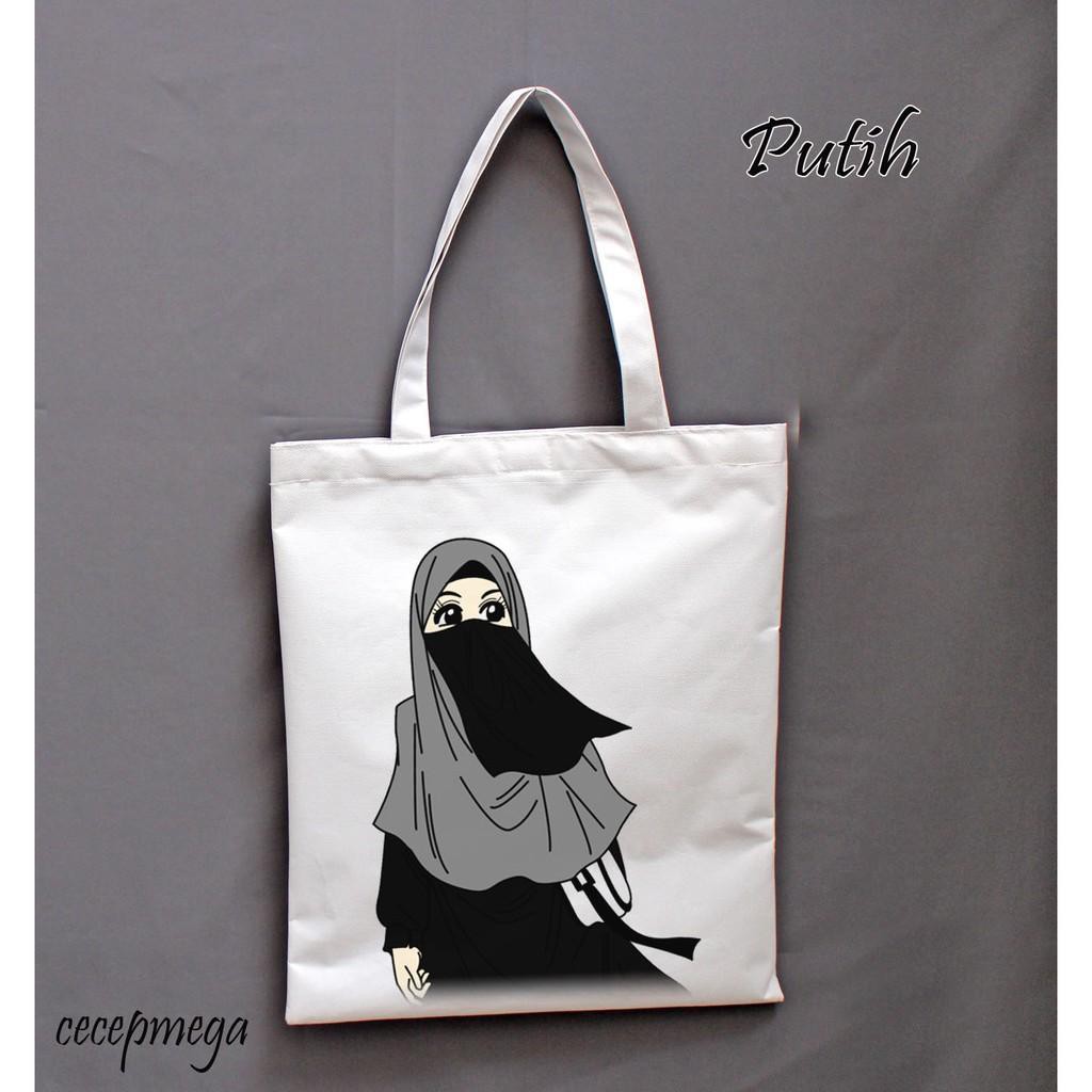 Jual tote bag / totebag barbie desgin DSN003 Diskon