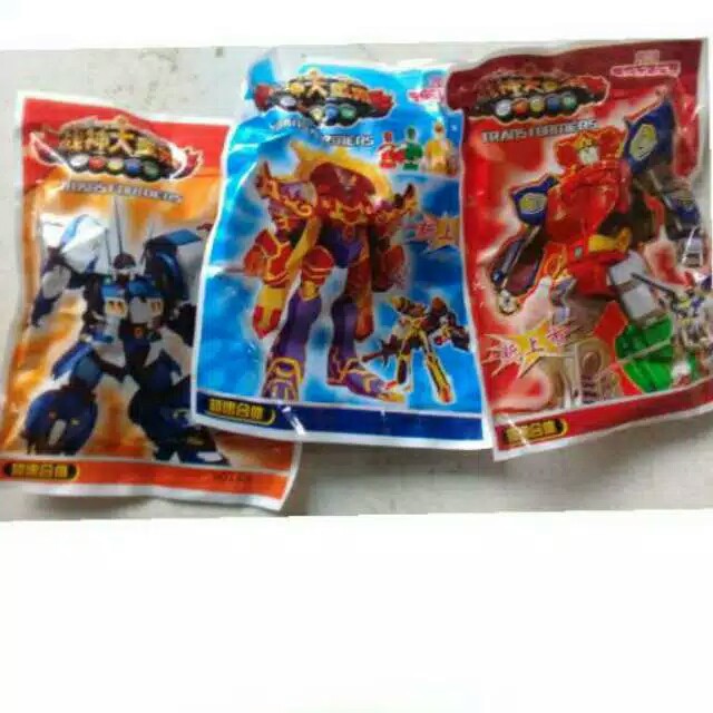 Mainan Jadul Robot Rakit Anak  Robot Plastik kecil