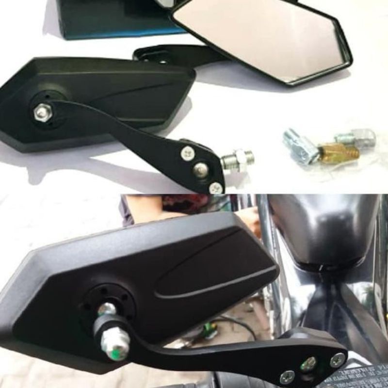 Spion Model Click KARBON Universal Buat Semua Motor Yamaha &amp; Honda