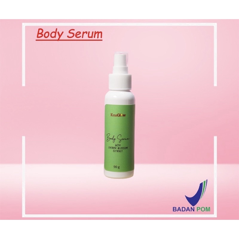 Body serum Kinsglow  FREE EMAS MINI 2 KEPING
