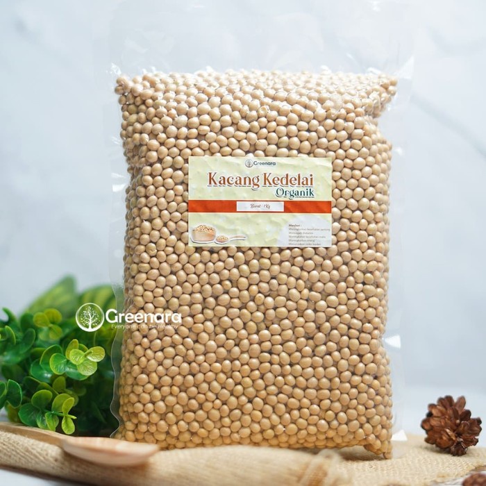 

Ee541F10 Greenara Organic Soy Bean 1Kg / Kacang Kedelai Organik 6dd