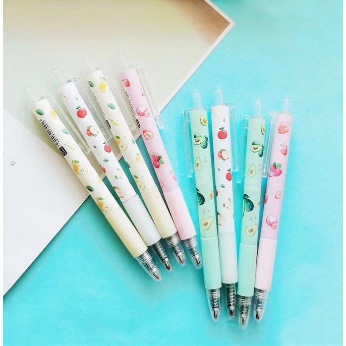 A133 BALLPOINT BUAH BUAHAN disney pulpen tinta biru hitam lucu imut atk alat tulis kantor buku pensil penghapus tipe tip x spidol highlighter surat remaja kertas menggambar sekolah perlengkapan cute murah penggaris aksesories aksesoris stationery plastik