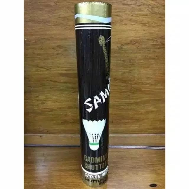 Shuttlecock Badminton Samurai Coklat Asli Original