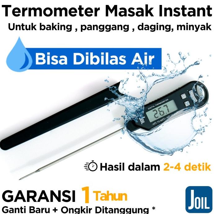 Termometer Digital Thermometer Dapur Makanan Waterproof - Joil KT1
