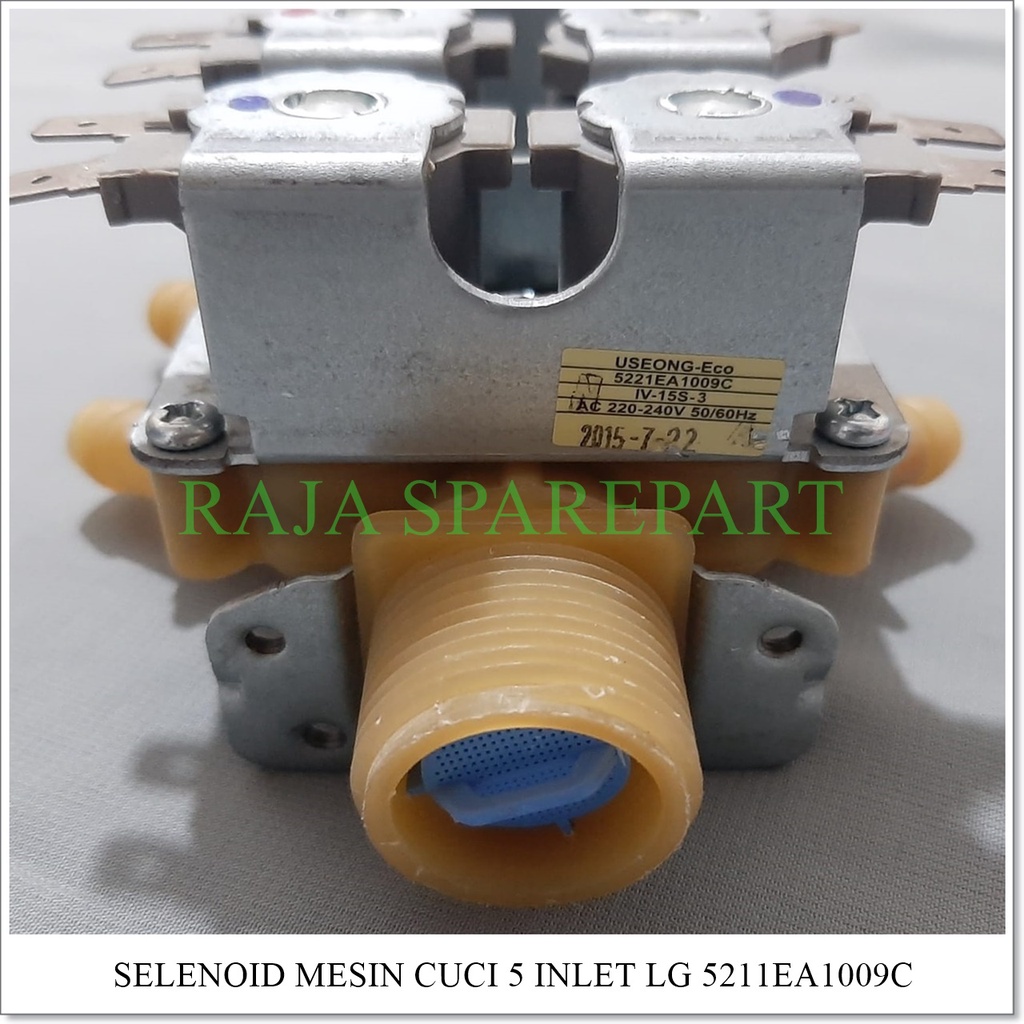 Selenoid / Water Inlet Mesin Cuci LG 5 INLET 5211EA1009C (AC 220V)