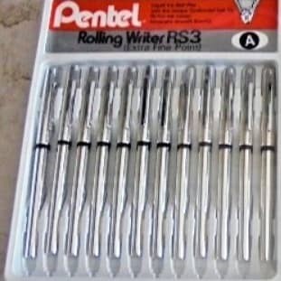

(TERLARIS) BALLPOINT PANTEL RS-3 SILVER/PCS -ATKMART DRIYOREJO
